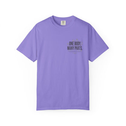 Mercy Manna One Body Many Parts Inspirational T-Shirt