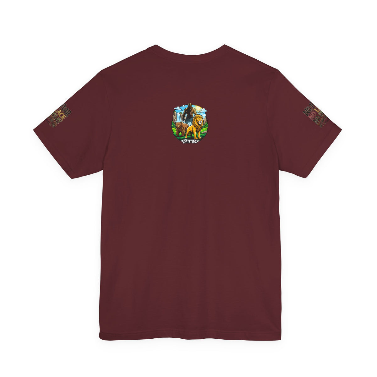 No Fear No Lack No Delay Tee — Psalm 23 Graphic T-Shirt