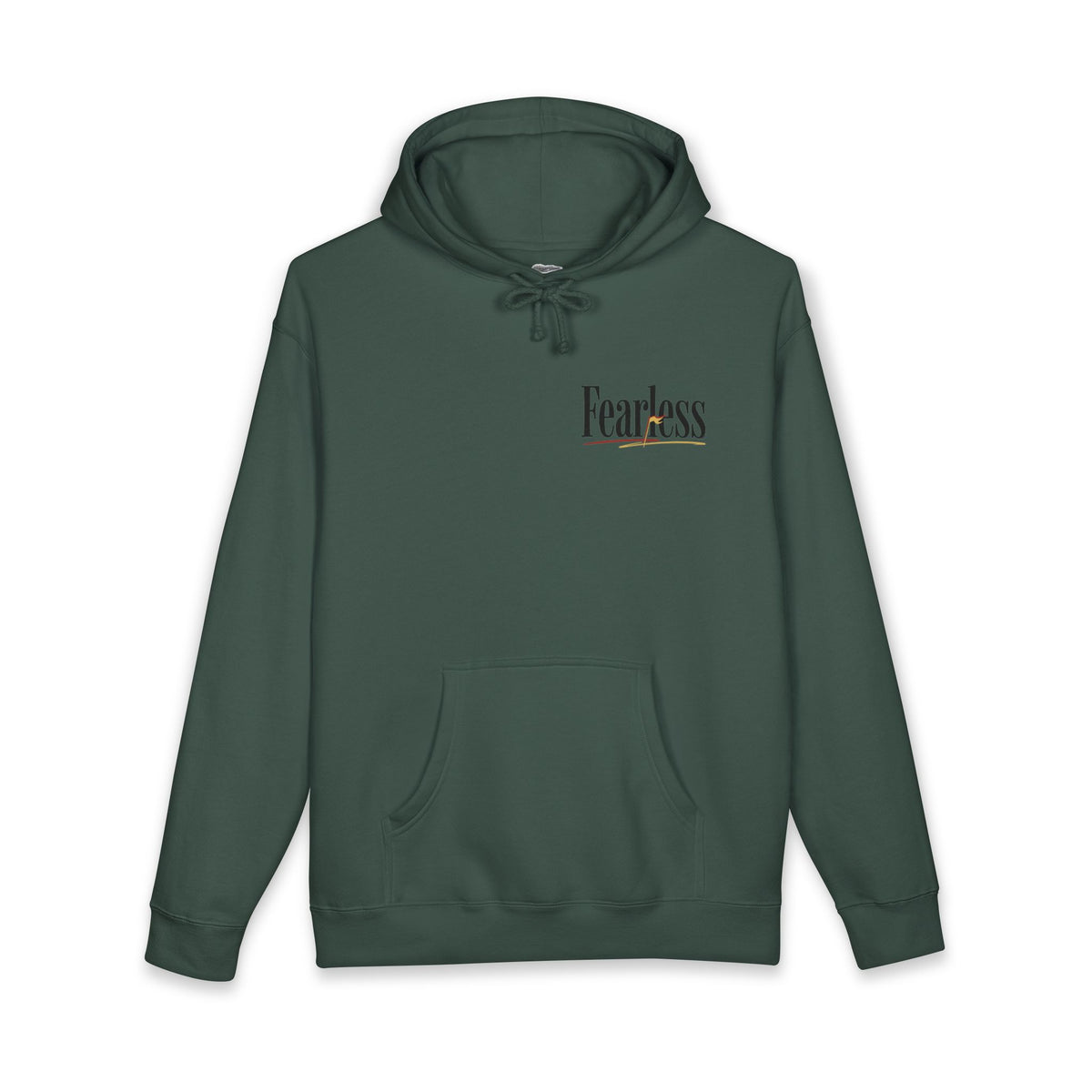 Fearless Script Graphic Hoodie — Unisex Pullover