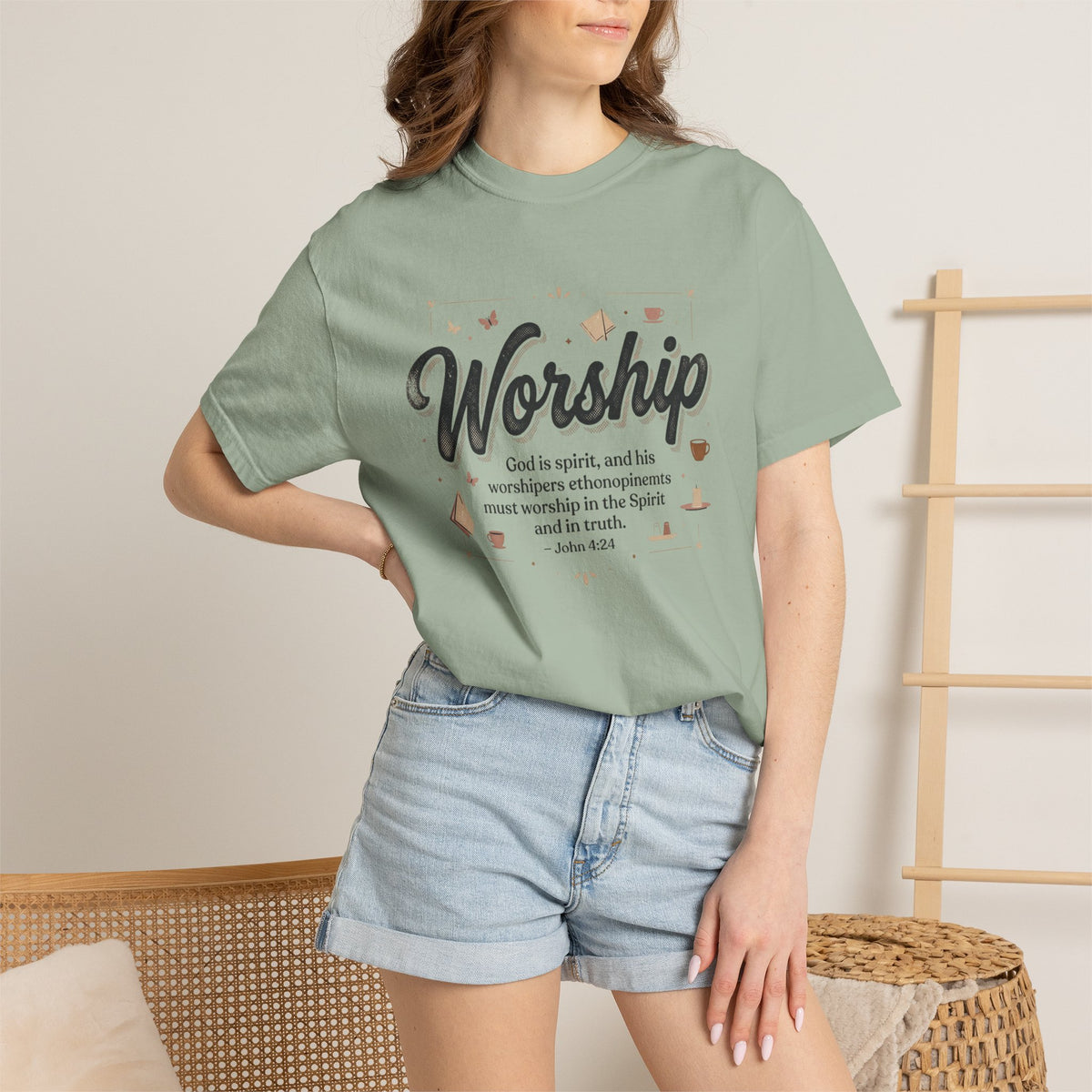 Mercy Manna Worship Inspirational T-Shirt