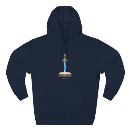 "Hebrews 4:12" Sword Graphic Pullover Hoodie — Unisex Fleece Sweatshirt