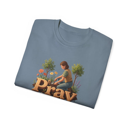 Pray Graphic Tee — Unisex Cotton T-Shirt