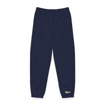 "I Am That I Am" Minimalist Sweatpants — Relaxed Fit Lounge Pants with Side Logo