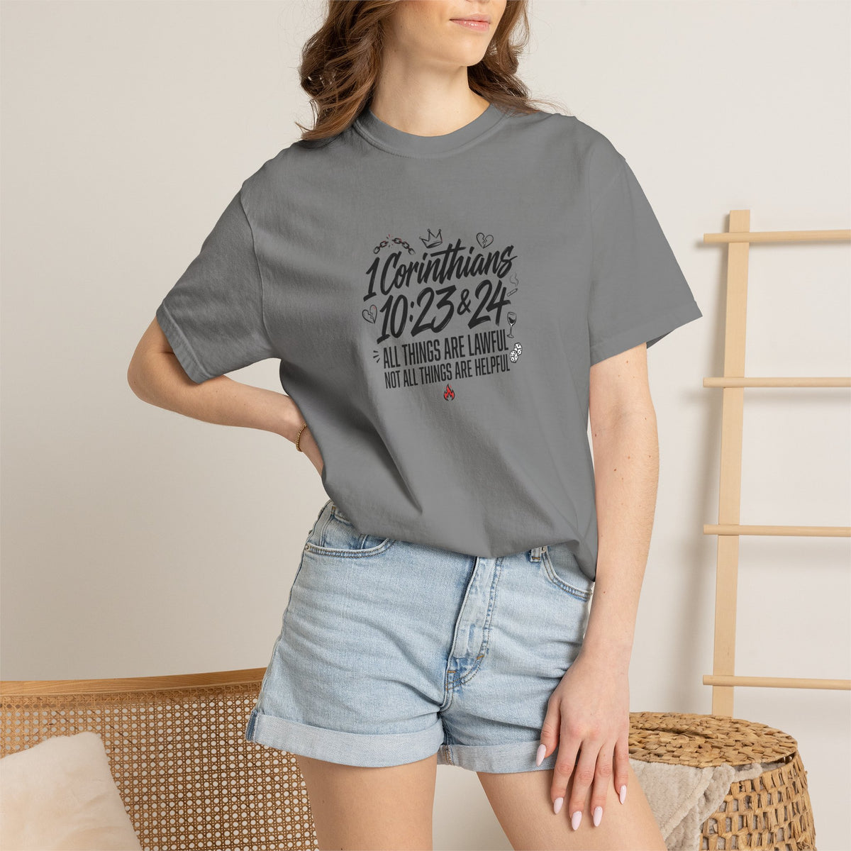 1 Corinthians 10:23-24 Scripture T-Shirt