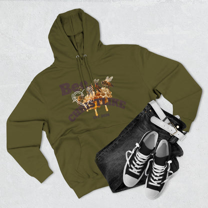 "Be Christlike" Honeybee Graphic Pullover Hoodie — Unisex Fleece Sweatshirt