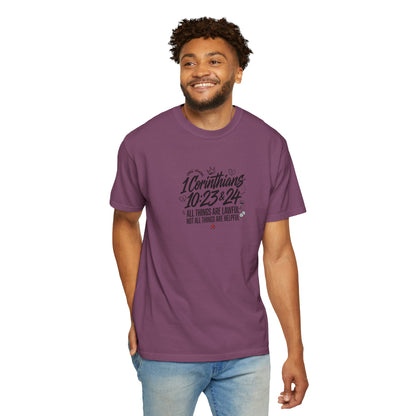1 Corinthians 10:23-24 Scripture T-Shirt