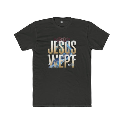 "Jesus Wept" Graphic Tee — Unisex Cotton T-Shirt