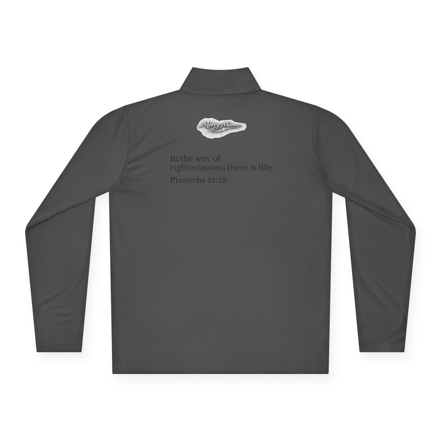 "Breastplate of Righteousness" Quarter-Zip Pullover — Unisex Graphic Sweatshirt