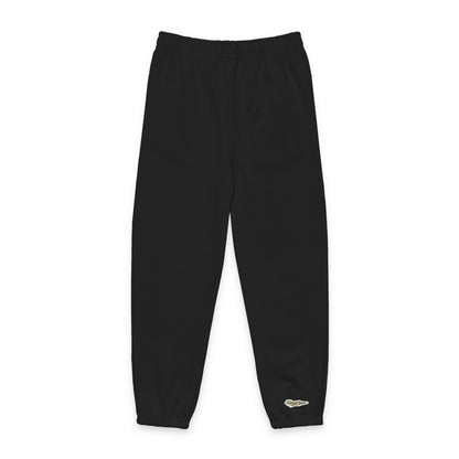 "I Am That I Am" Minimalist Sweatpants — Relaxed Fit Lounge Pants with Side Logo