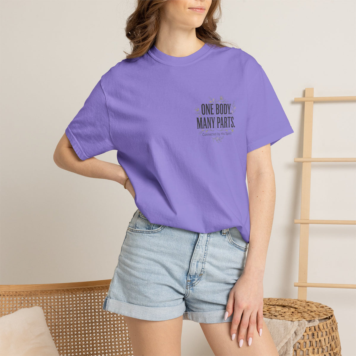 Mercy Manna One Body Many Parts Inspirational T-Shirt