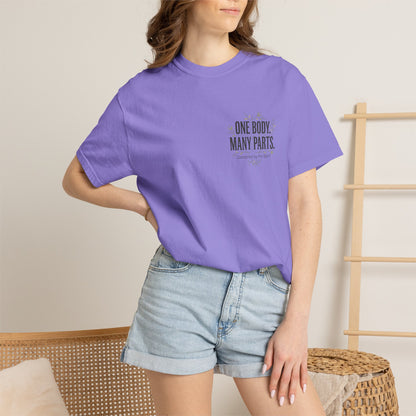 Mercy Manna One Body Many Parts Inspirational T-Shirt