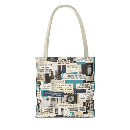 "Do Not Be Afraid" Graphic Tote Bag — Reusable Canvas Bag