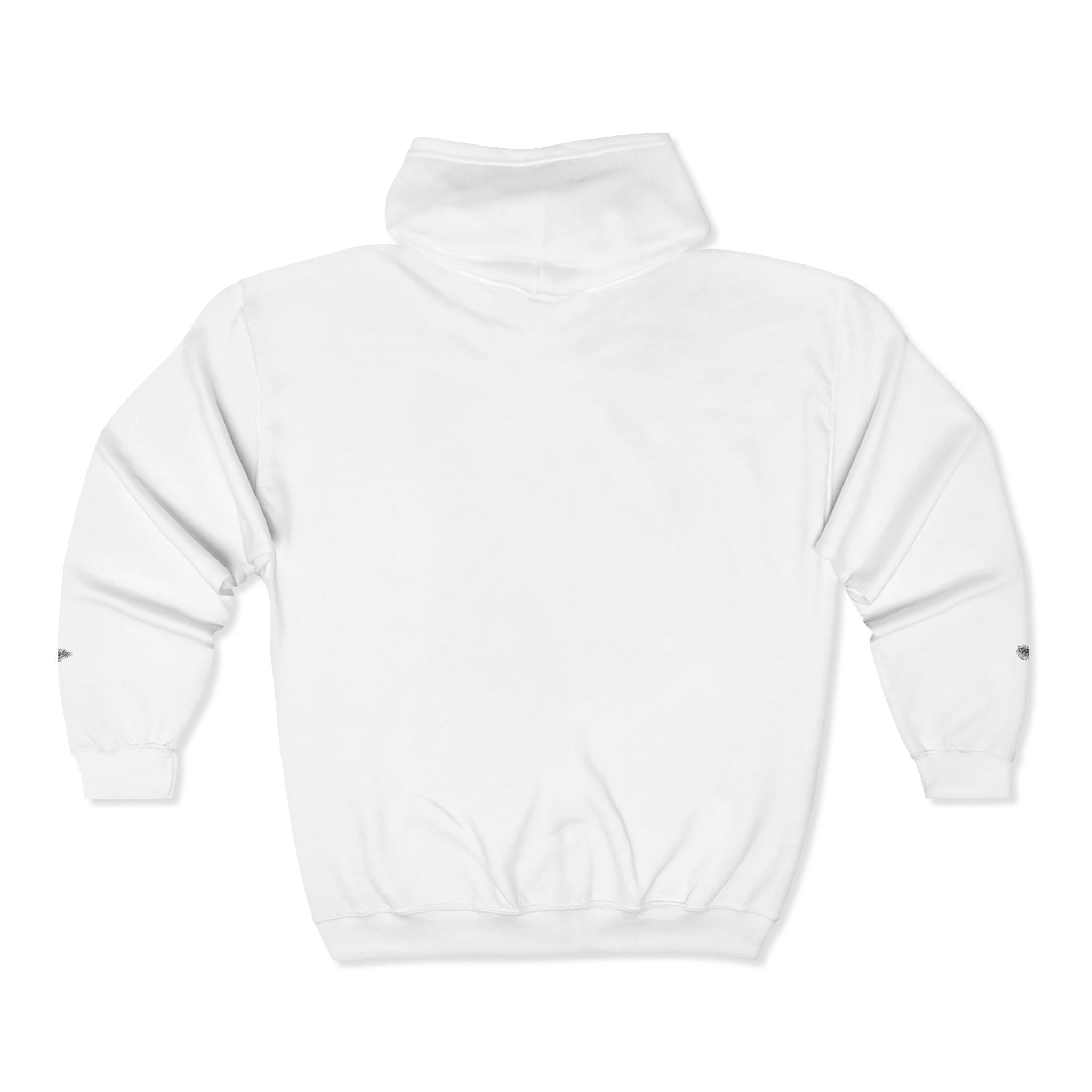 Christian Zip Hoodie — "A Guarded Heart" Abstract Faith Streetwear Jacket