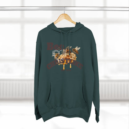 "Be Christlike" Honeybee Graphic Pullover Hoodie — Unisex Fleece Sweatshirt