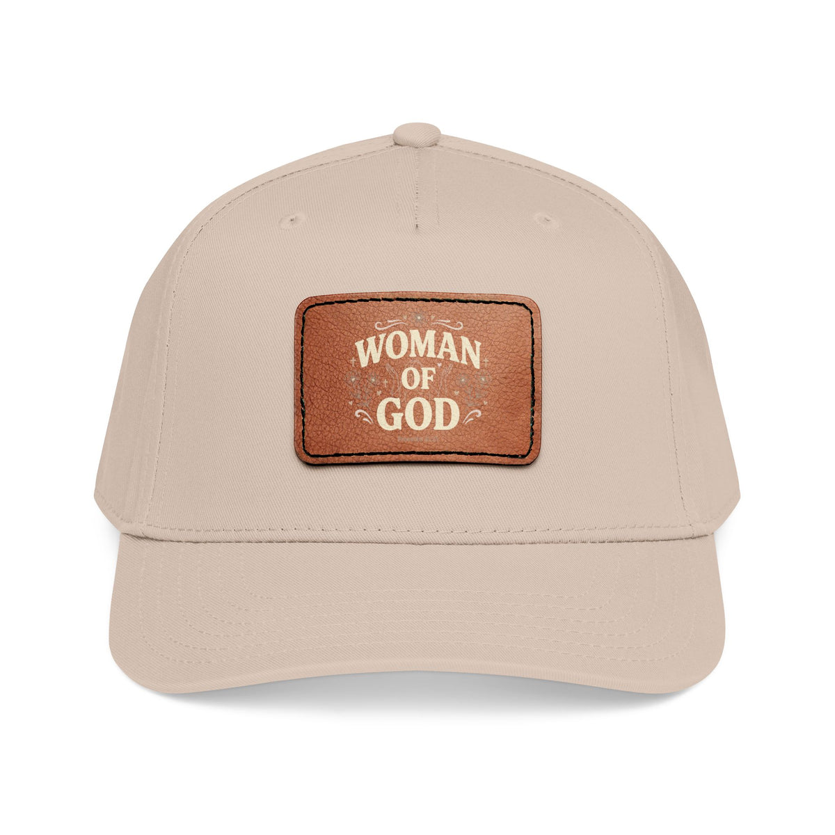 Woman of God Leather Patch Baseball Cap