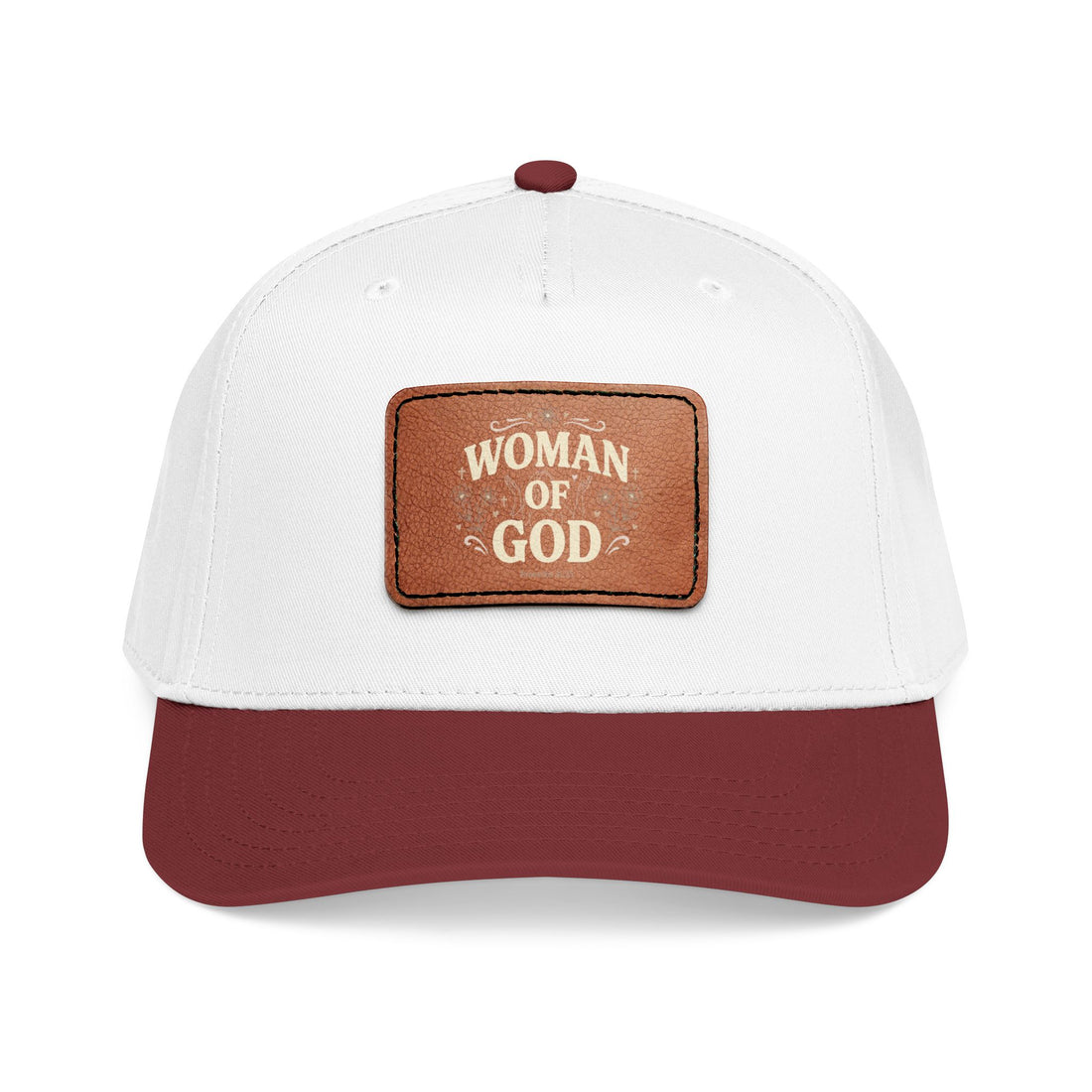 Woman of God Leather Patch Baseball Cap