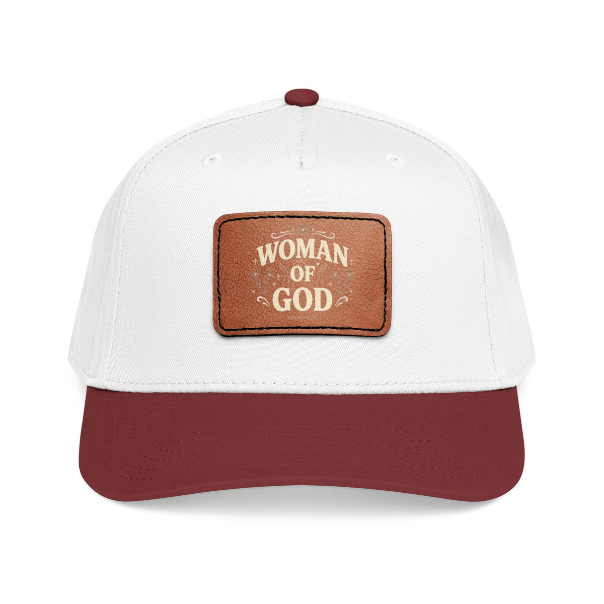 Woman of God Leather Patch Baseball Cap