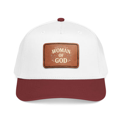 Woman of God Leather Patch Baseball Cap