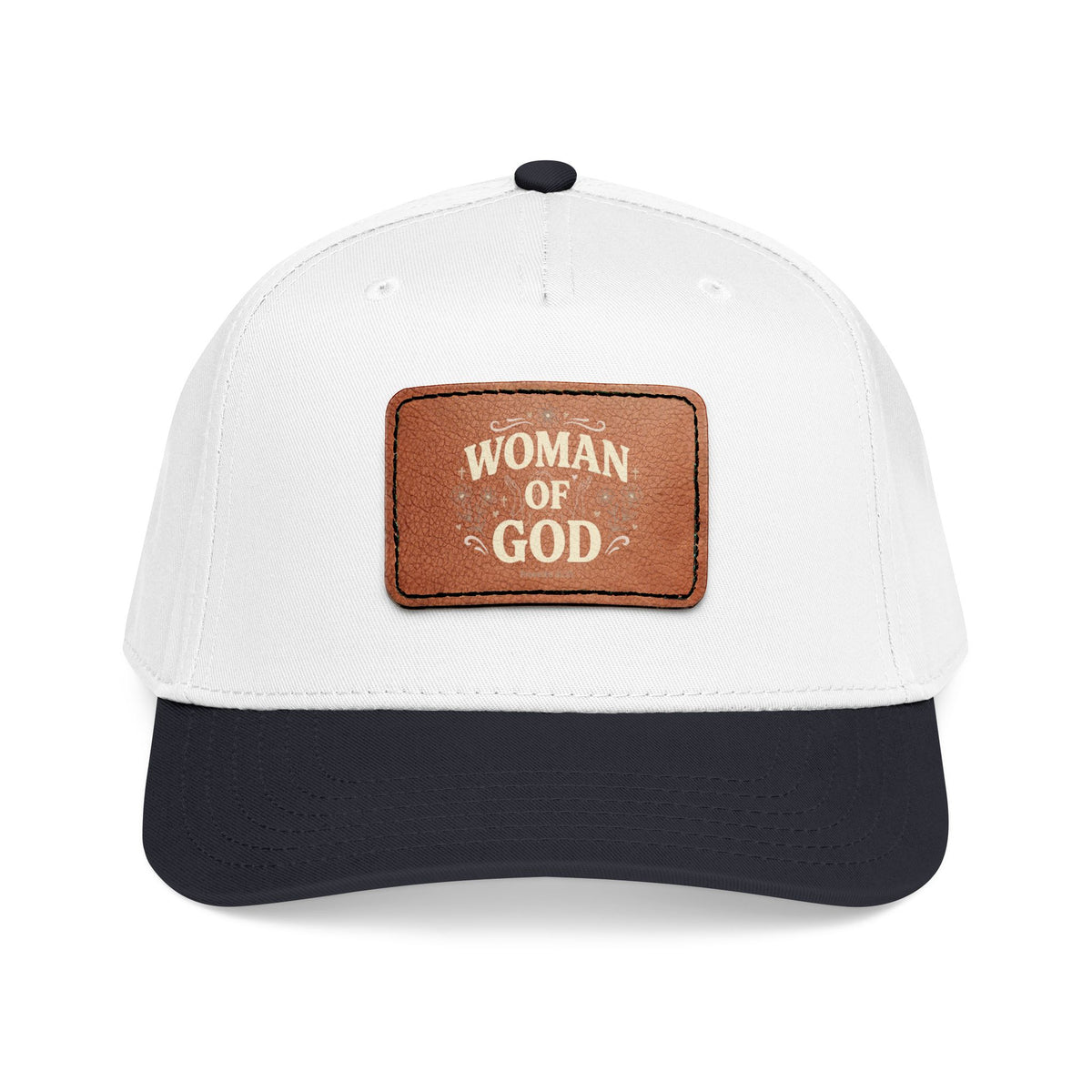 Woman of God Leather Patch Baseball Cap