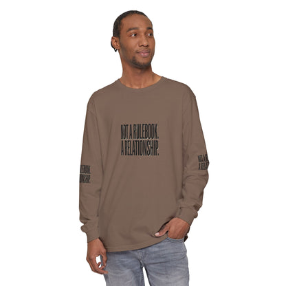 Mercy Manna Not a Rulebook a Relationship Long Sleeve T-Shirt