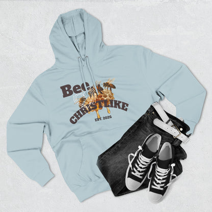 "Be Christlike" Honeybee Graphic Pullover Hoodie — Unisex Fleece Sweatshirt