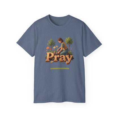 Pray Graphic Tee — Unisex Cotton T-Shirt