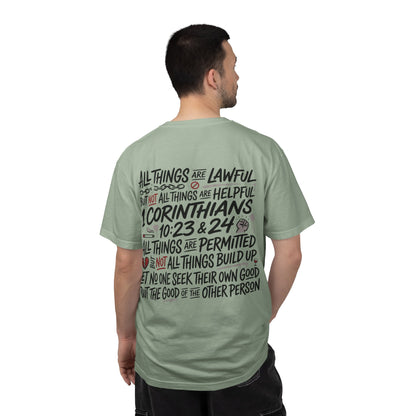 1 Corinthians 10:23-24 Scripture T-Shirt