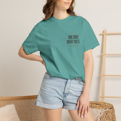 Mercy Manna One Body Many Parts Inspirational T-Shirt