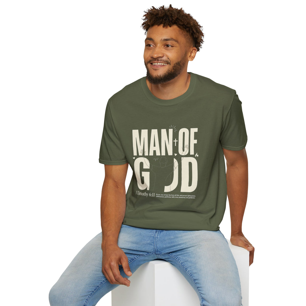 Man of God Graphic T-Shirt — Bold LOVE Tee
