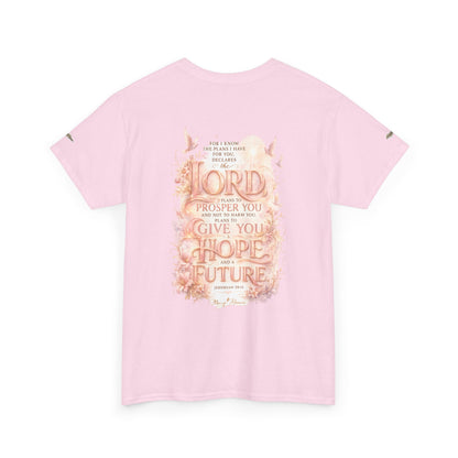"Hope" Jeremiah 29:11 Graphic Tee — Unisex Cotton T-Shirt