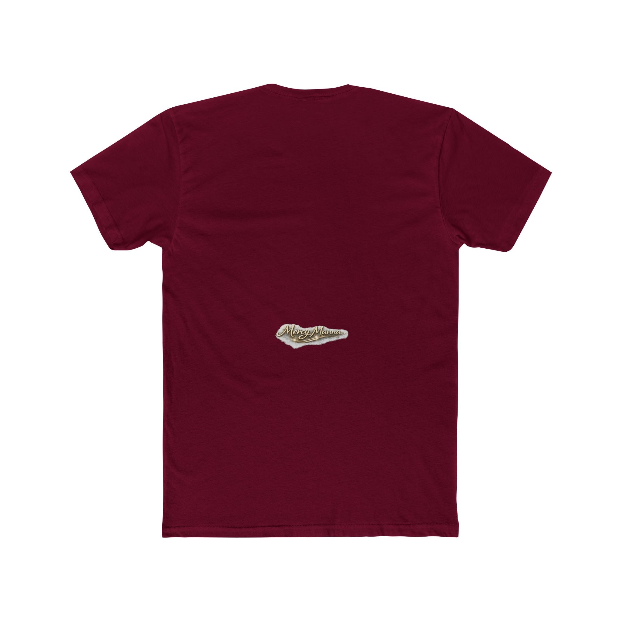 Not By Might Tee — Zechariah 4:6 Vintage Cloud Typography