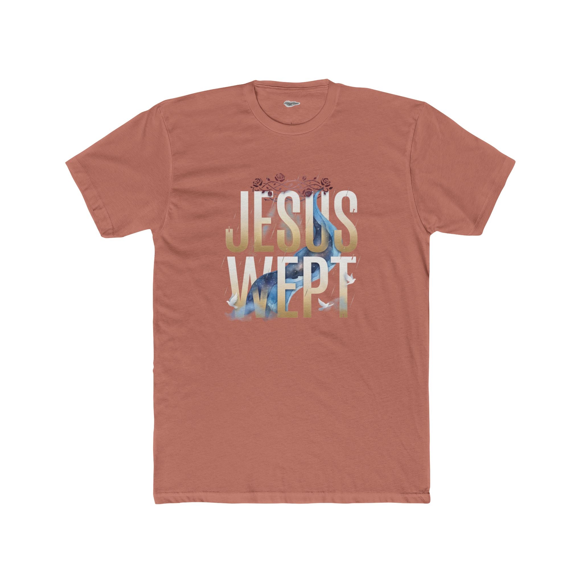 "Jesus Wept" Graphic Tee — Unisex Cotton T-Shirt