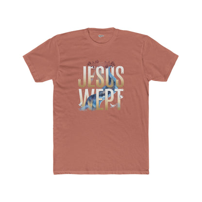 "Jesus Wept" Graphic Tee — Unisex Cotton T-Shirt
