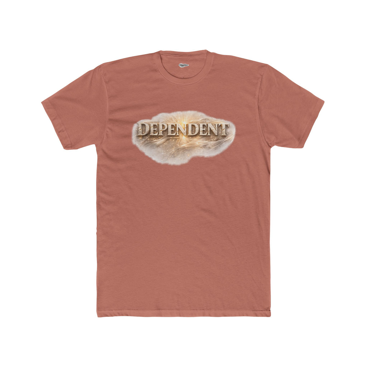 "Not By Might" Vintage Cloud Typography Tee — Unisex Zechariah 4:6 Graphic T-Shirt
