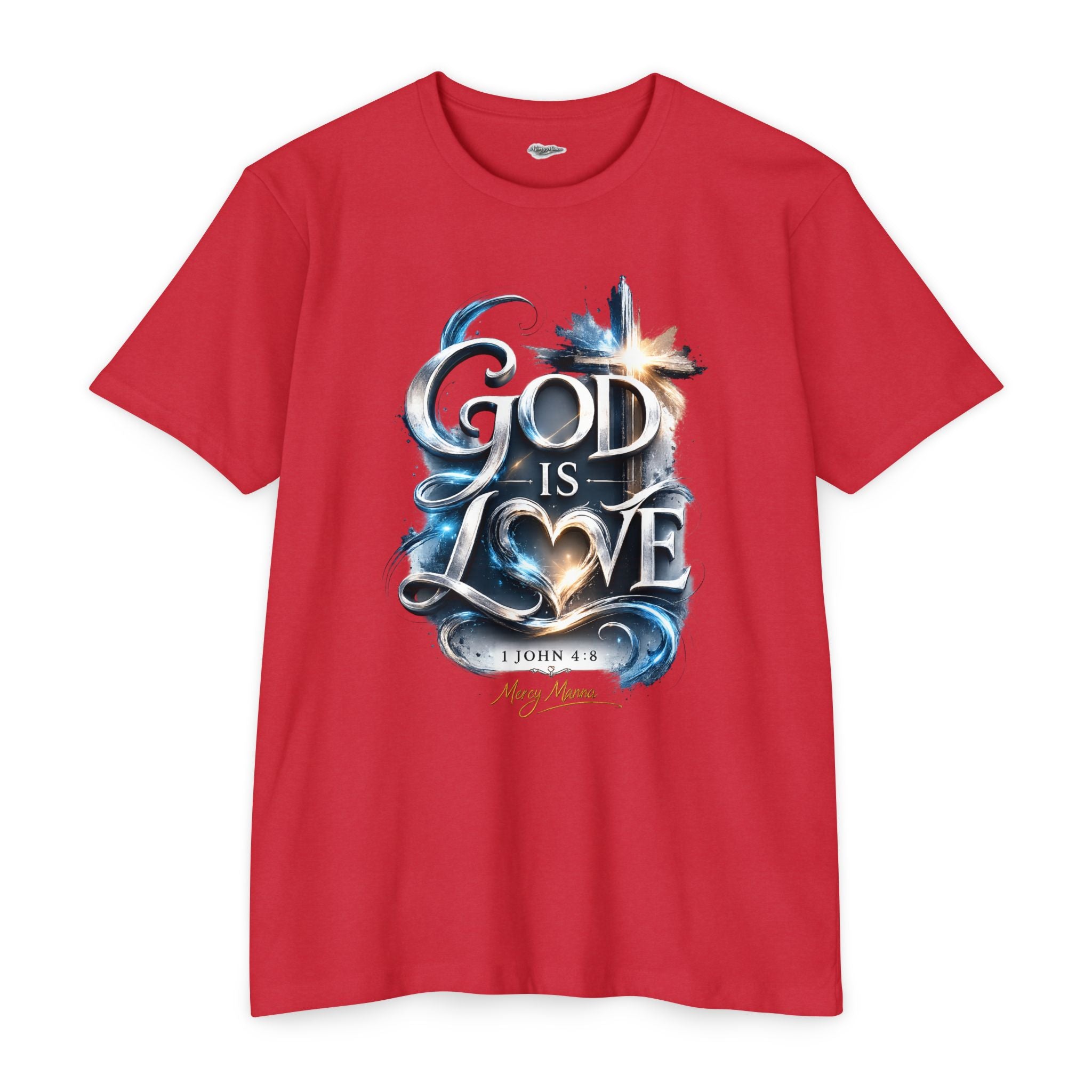 God Is Love T-Shirt — Christian Faith Tee (1 John 4:8)
