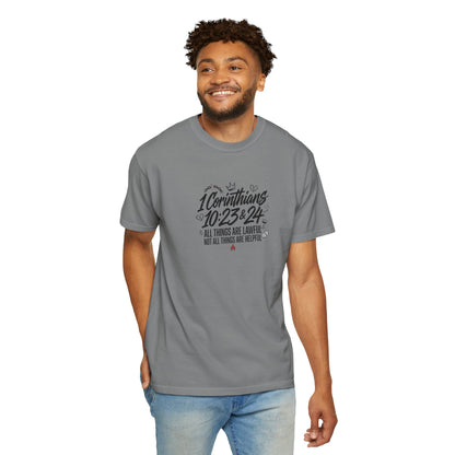 1 Corinthians 10:23-24 Scripture T-Shirt