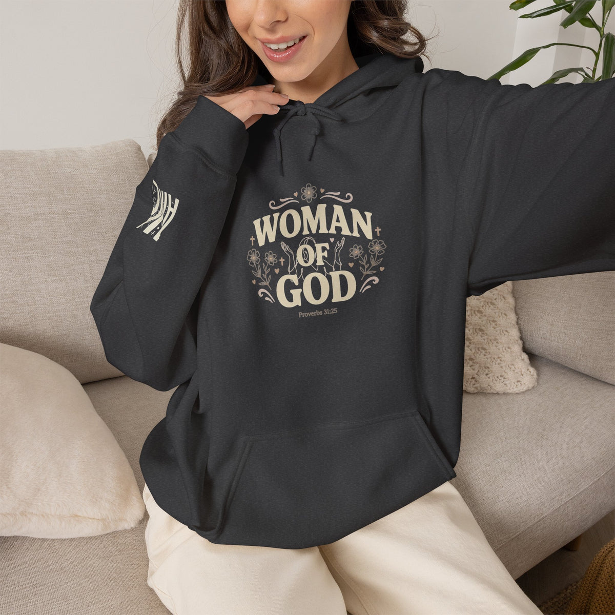 Woman of God Hoodie — "Amen"  Graphic Pullover