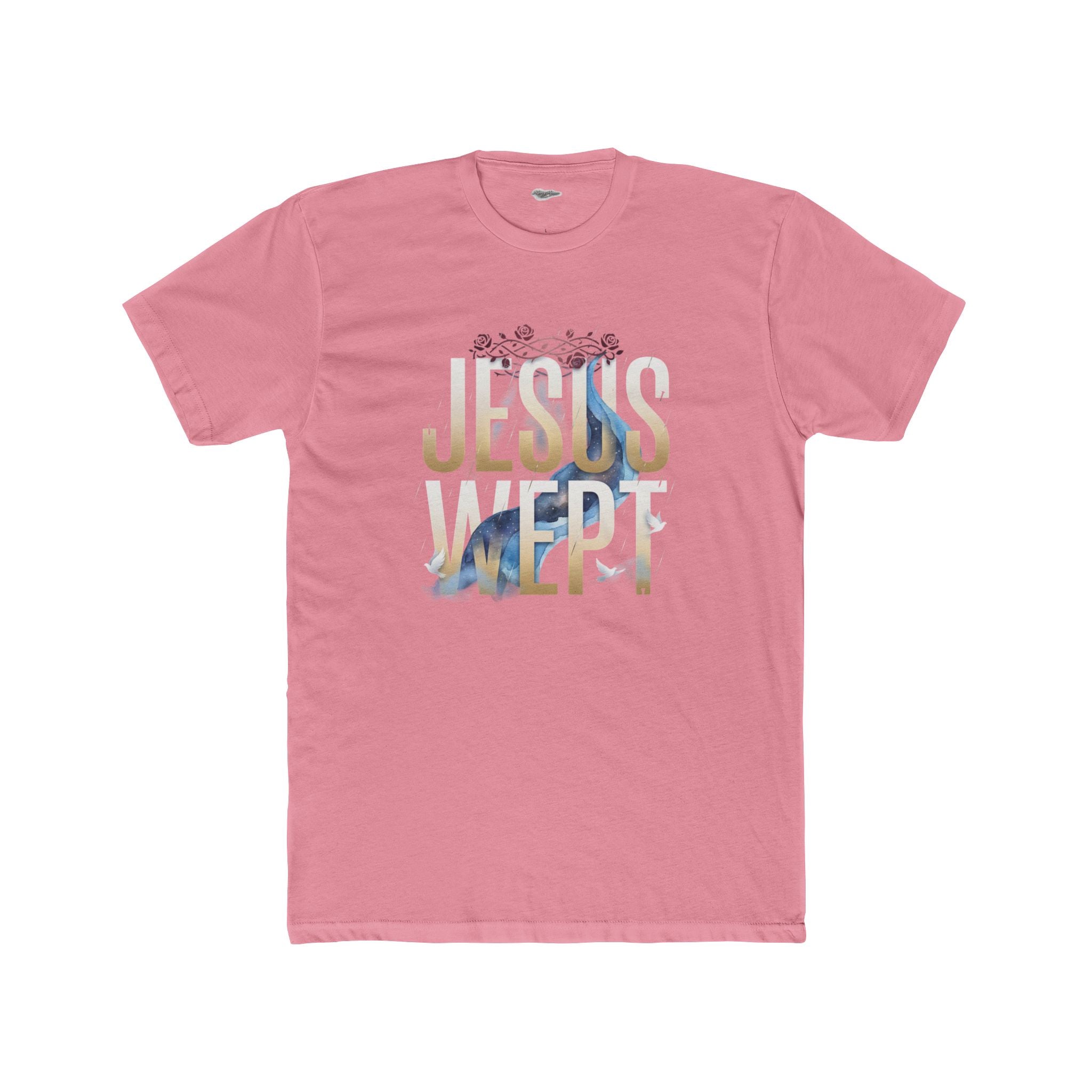 "Jesus Wept" Graphic Tee — Unisex Cotton T-Shirt