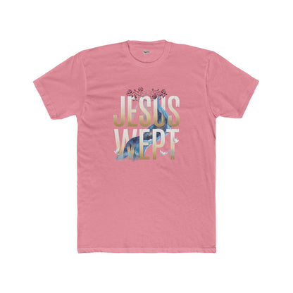 "Jesus Wept" Graphic Tee — Unisex Cotton T-Shirt