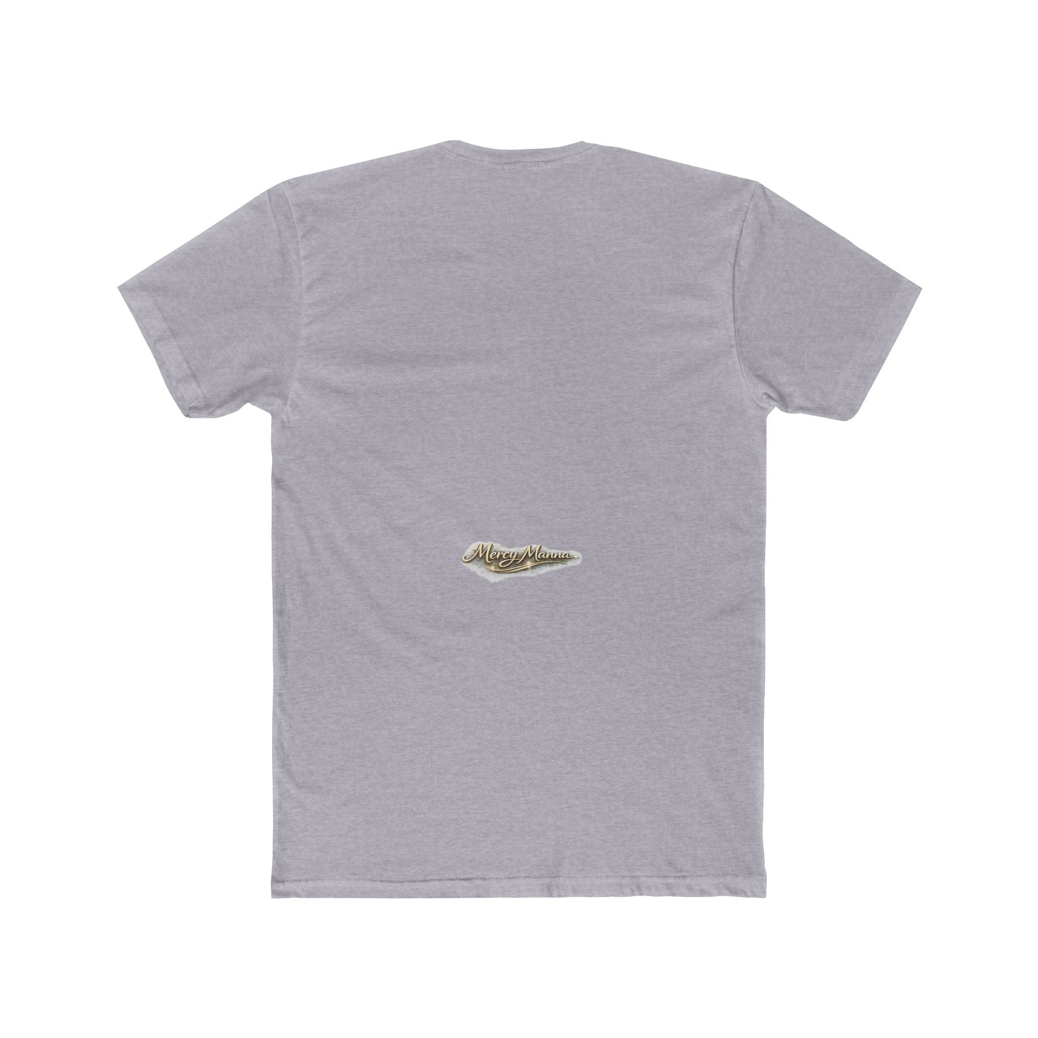 Not By Might Tee — Zechariah 4:6 Vintage Cloud Typography