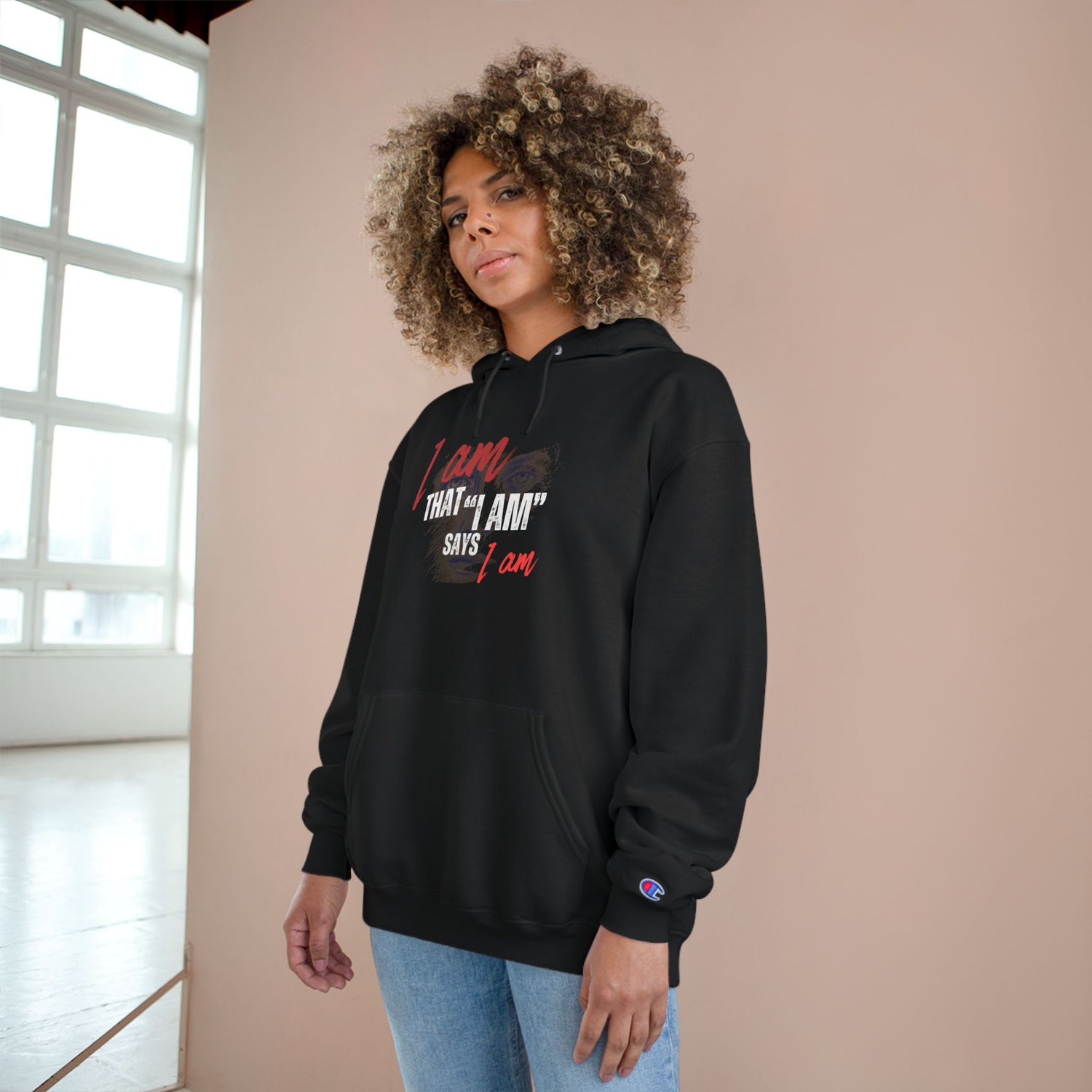"I Am That I Am" Pullover Hoodie — Midweight Fleece Graphic Sweatshirt for Men &amp; Women