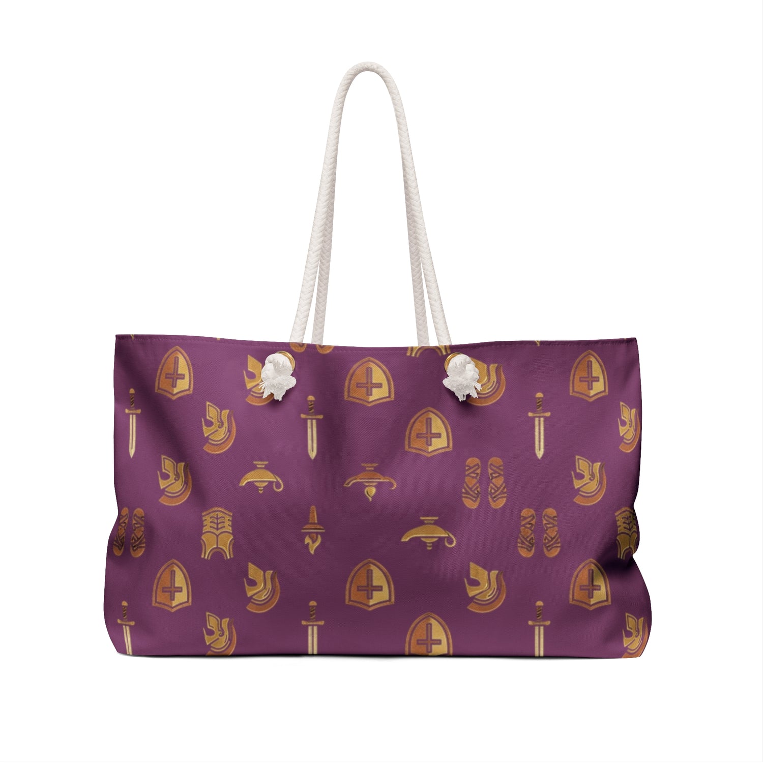 "Clothe in Full Armor" All-Over Print Weekender Tote Bag — Large Travel Duffel
