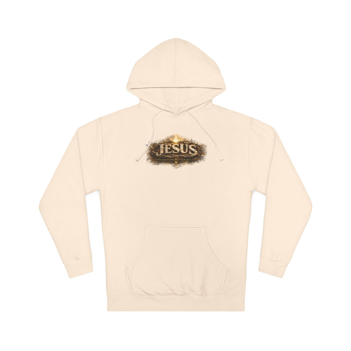 Graphic Hoodie — Rustic Gold Crown of thorns Pullover