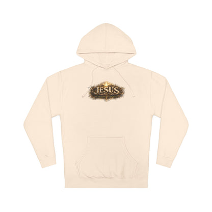 Graphic Hoodie — Rustic Gold Crown of thorns Pullover