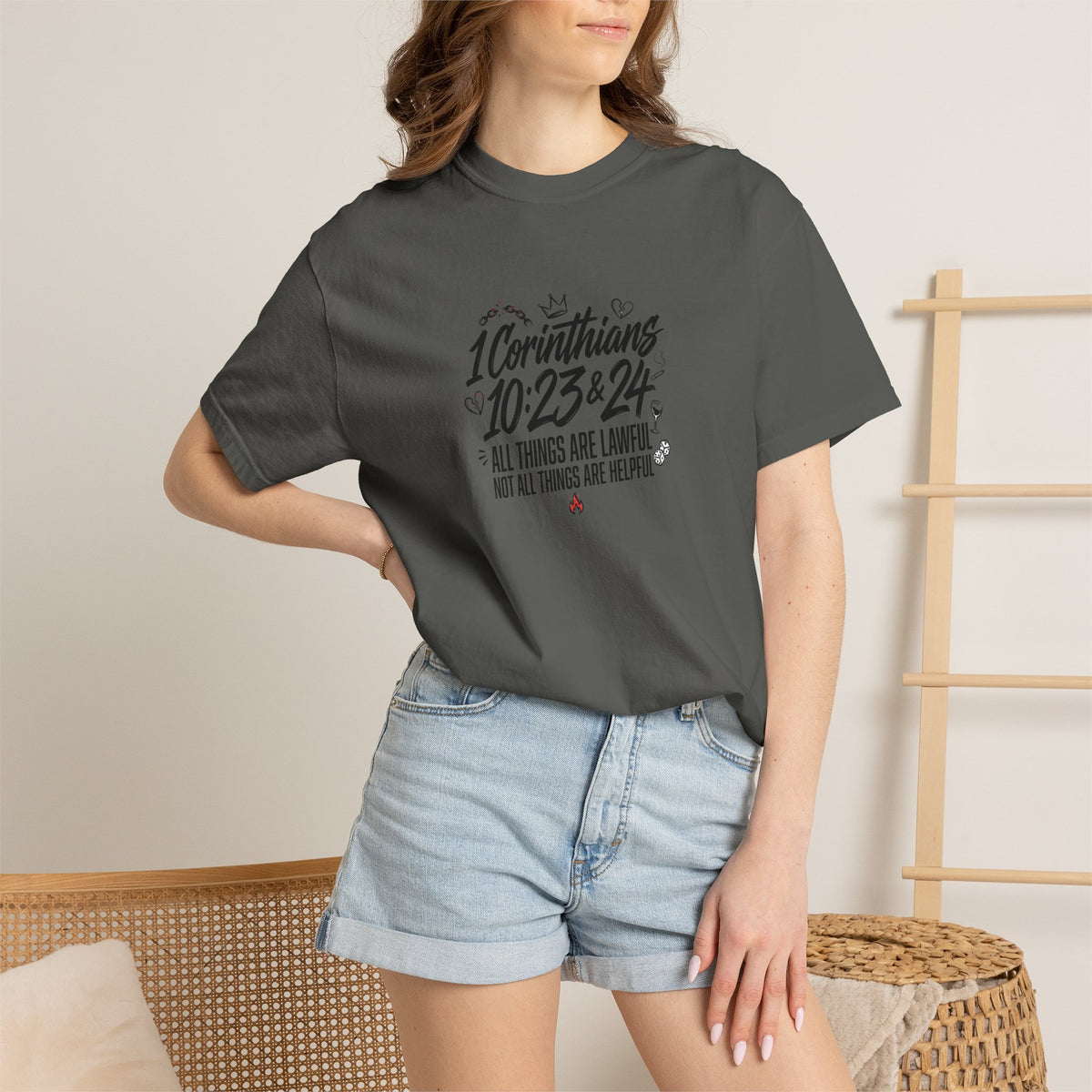 1 Corinthians 10:23-24 Scripture T-Shirt