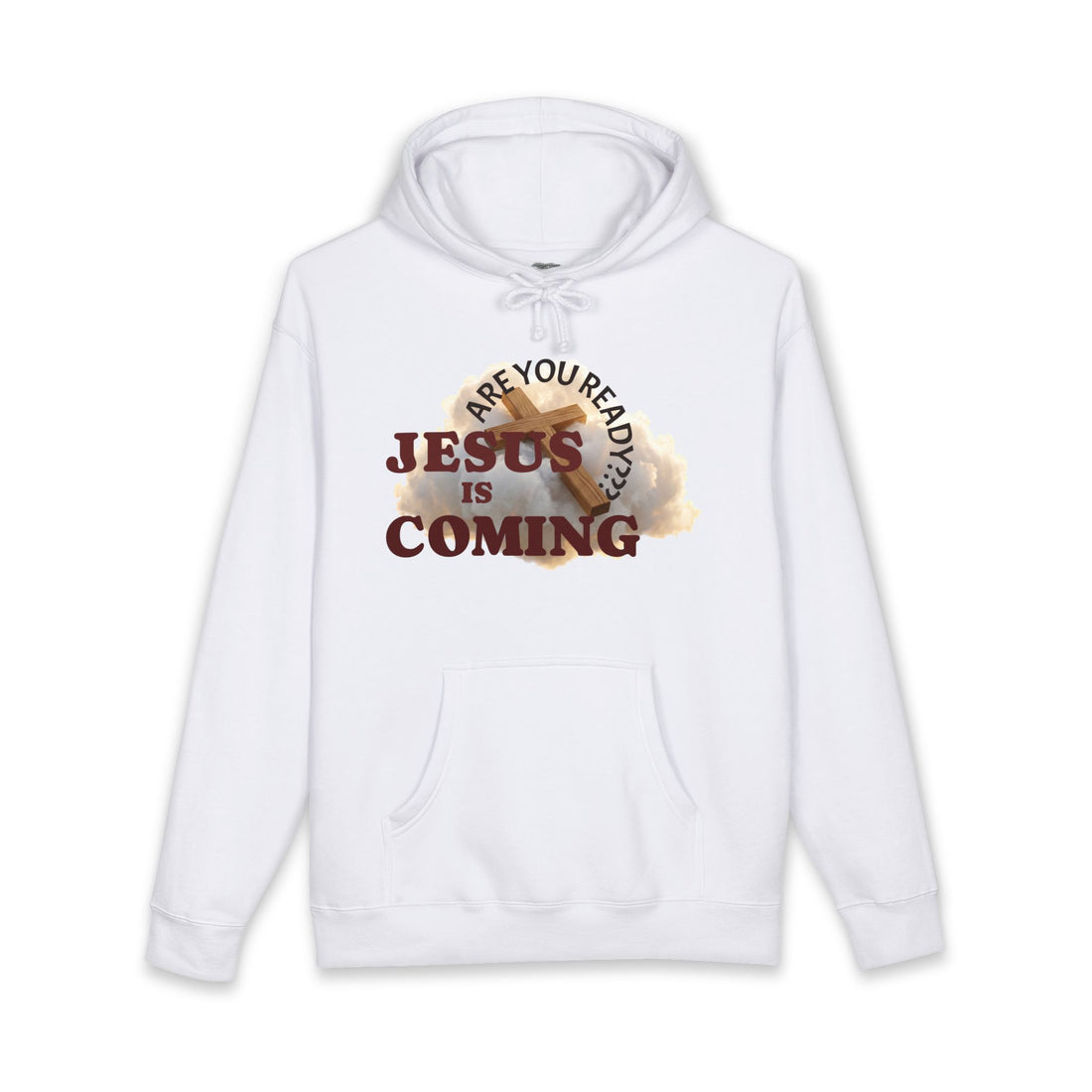 "Are You Ready?" Graphic Pullover Hoodie — Unisex Fleece Sweatshirt