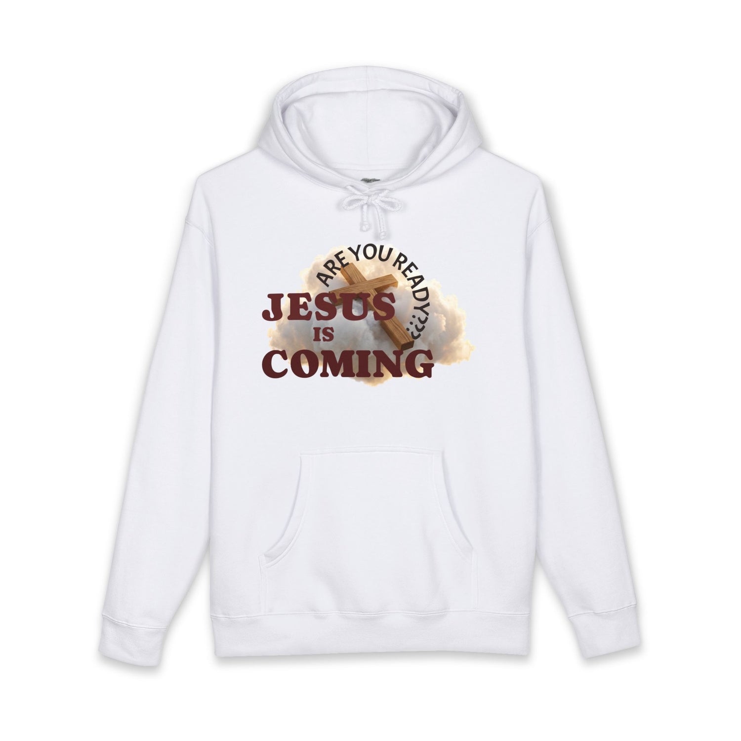 "Are You Ready?" Graphic Pullover Hoodie — Unisex Fleece Sweatshirt