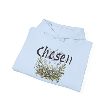 "Chosen &amp; Set Apart" Olive Leaf Graphic Pullover Hoodie — Unisex Sweatshirt