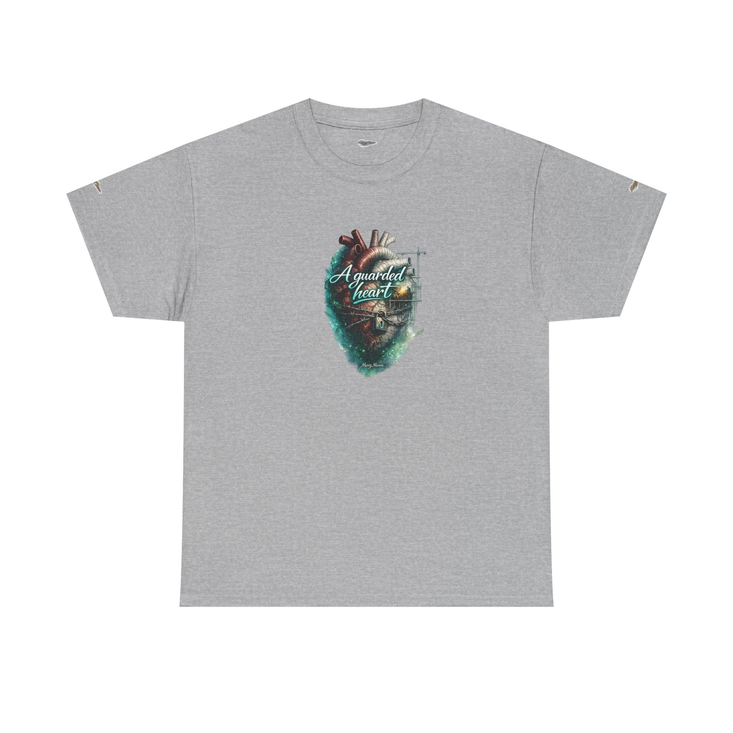 "A Guarded Heart" Graphic Tee — Unisex Cotton T-Shirt