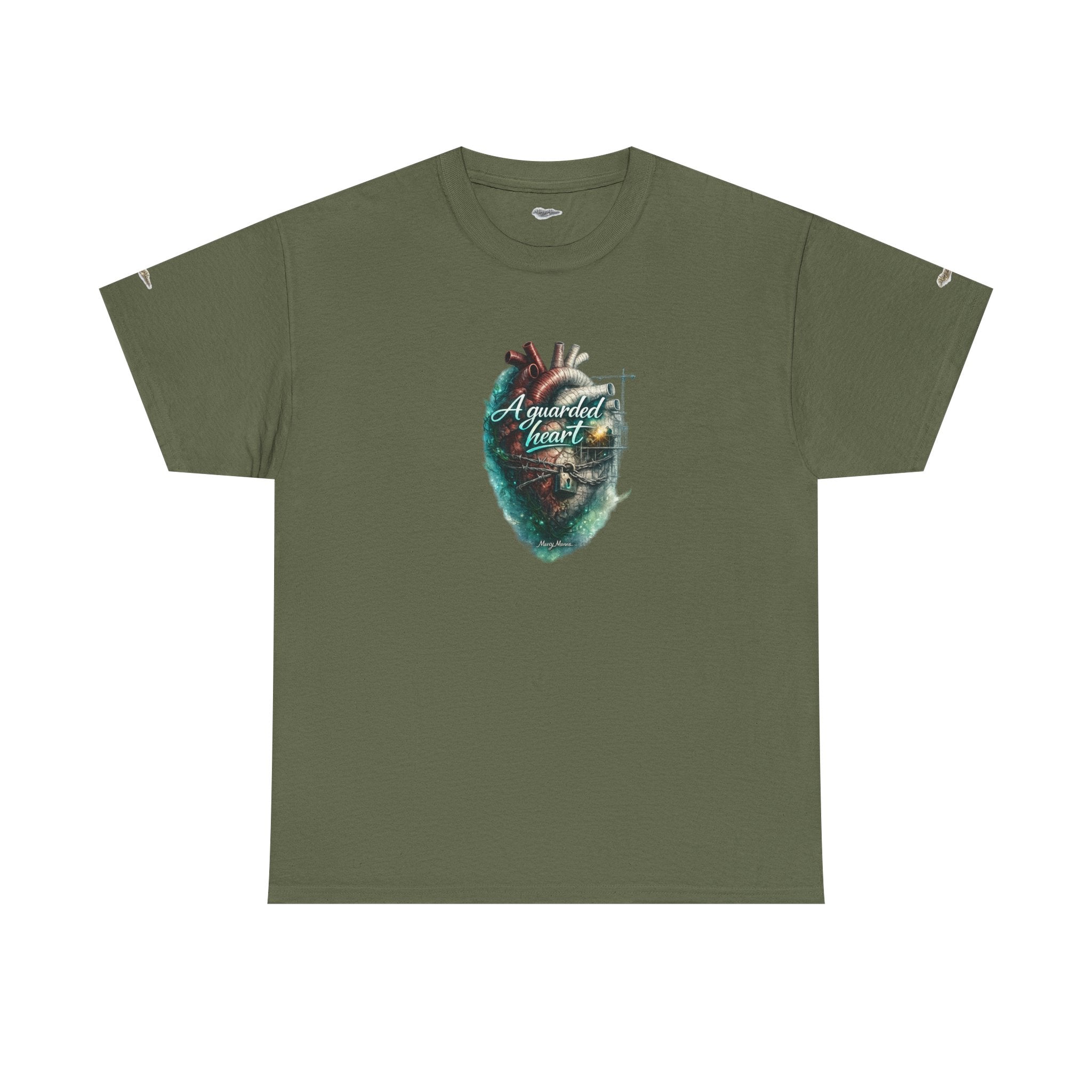 Christian Graphic Tee — "A Guarded Heart" Proverbs 3:5-6 Faith T-Shirt